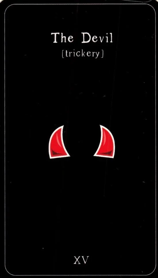 The Devil card from the The Vibrant Soul Tarot deck
