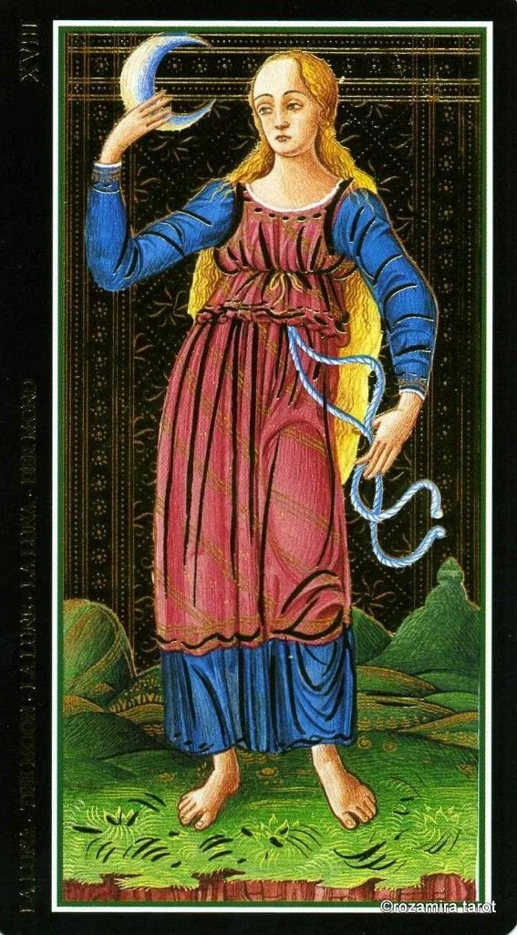 Source card 01 card from the Visconti Tarot deck