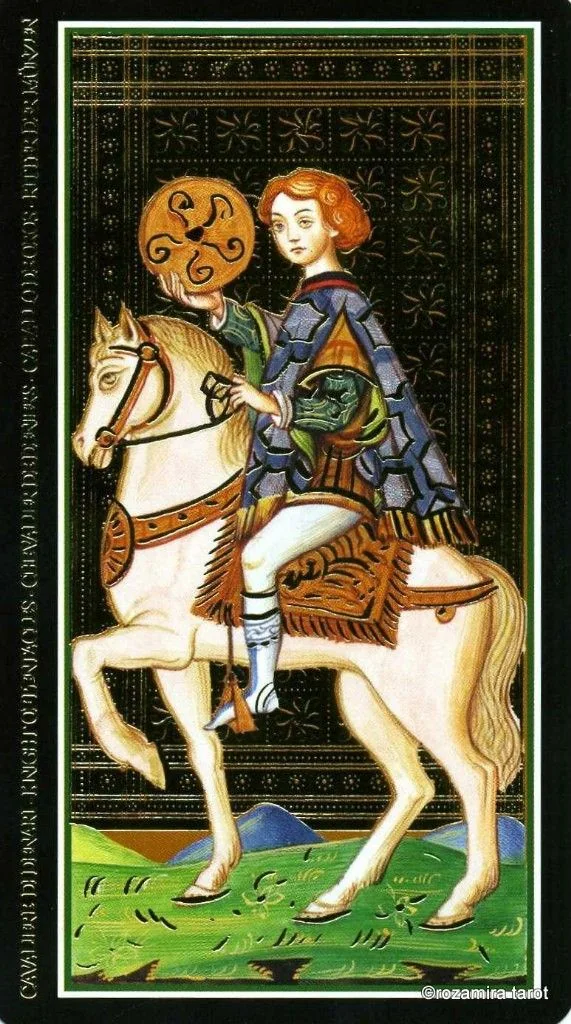 Source card 04 card from the Visconti Tarot deck