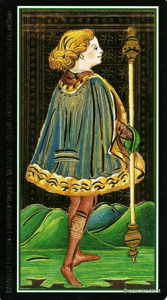 Source card 64 card from the Visconti Tarot deck