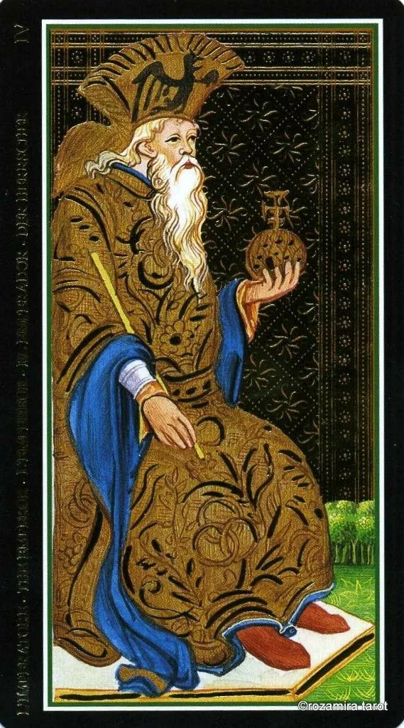 Source card 68 card from the Visconti Tarot deck