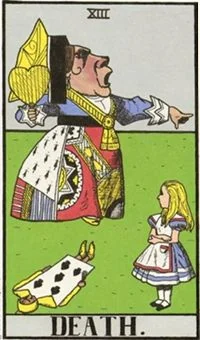 Death card from the Wonderland Tarot deck