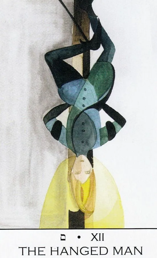 The Hanged Man card from the Zillich Tarot deck