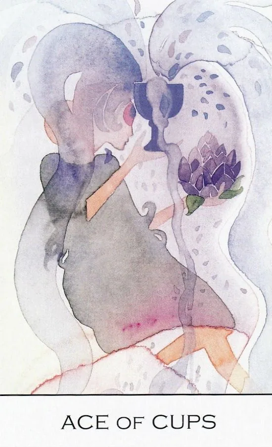 Ace of Cups card from the Zillich Tarot deck