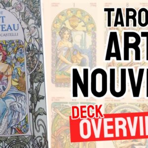 Art Nouveau Tarot Deck REVIEW - All Tarot Cards List