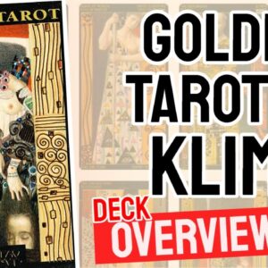 Golden Tarot of Klimt Deck REVIEW - All Tarot Cards List