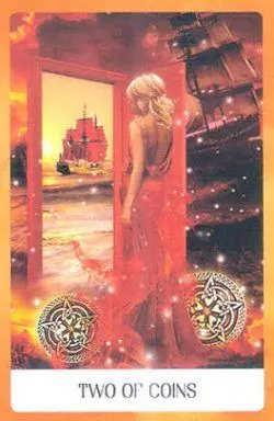 2 of Coins - Chakra Wisdom Tarot - Tarot Deck by Tori Hartman