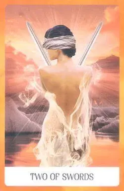 2 of Swords - Chakra Wisdom Tarot - Tarot Deck by Tori Hartman