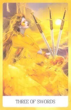 3 of Swords - Chakra Wisdom Tarot - Tarot Deck by Tori Hartman