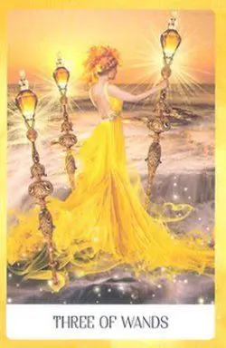 3 of Wands - Chakra Wisdom Tarot - Tarot Deck by Tori Hartman