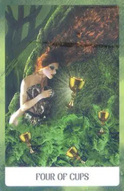 4 of Cups - Chakra Wisdom Tarot - Tarot Deck by Tori Hartman