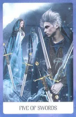 5 of Swords - Chakra Wisdom Tarot - Tarot Deck by Tori Hartman