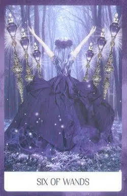 6 of Wands - Chakra Wisdom Tarot - Tarot Deck by Tori Hartman