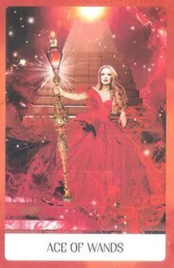 Ace of Wands - Chakra Wisdom Tarot - Tarot Deck by Tori Hartman