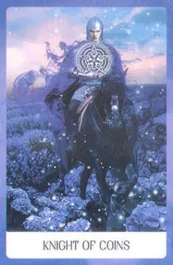 Knight of Coins - Chakra Wisdom Tarot - Tarot Deck by Tori Hartman