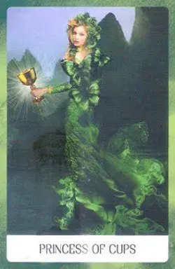 Princess of Cups - Chakra Wisdom Tarot - Tarot Deck by Tori Hartman