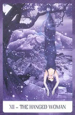 The Hanged Woman - Chakra Wisdom Tarot - Tarot Deck by Tori Hartman