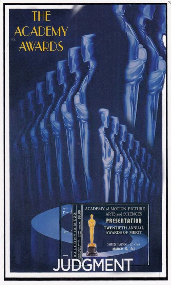 Judgment card from the Golden Age of Hollywood Tarot deck
