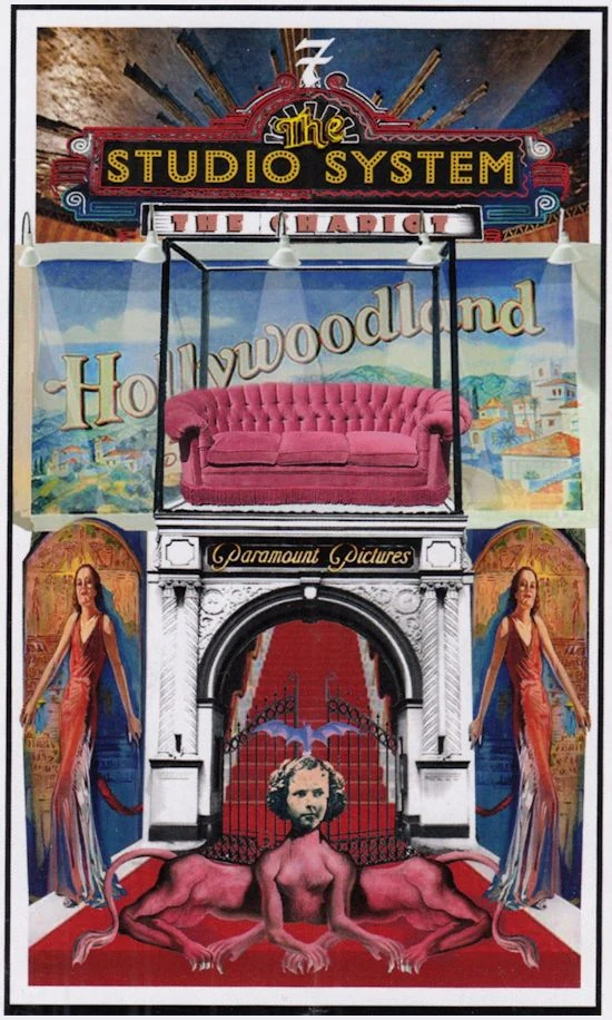 The Chariot card from the Golden Age of Hollywood Tarot deck