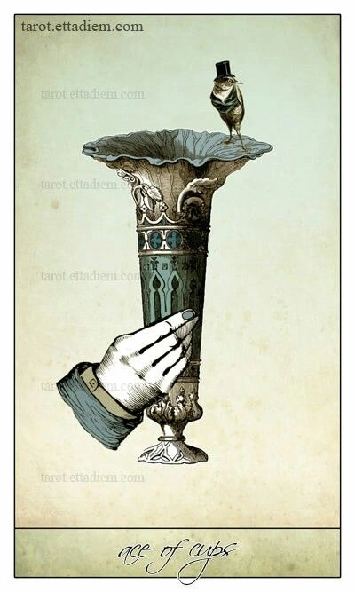 Ace of Cups - Isidore Tarot - Bethalynne Bajema