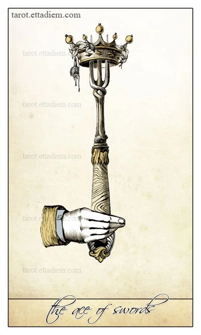 Ace of Swords - Isidore Tarot - Bethalynne Bajema