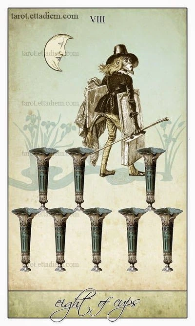 Eight of Cups - Isidore Tarot - Bethalynne Bajema