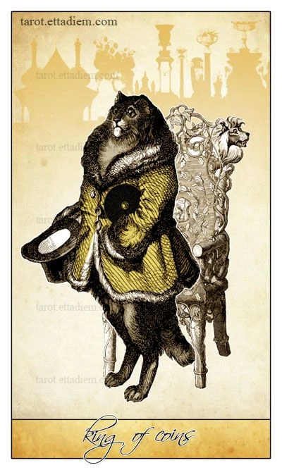 King of Coins - Isidore Tarot - Bethalynne Bajema