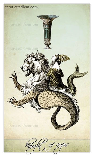 Knight of Cups - Isidore Tarot - Bethalynne Bajema