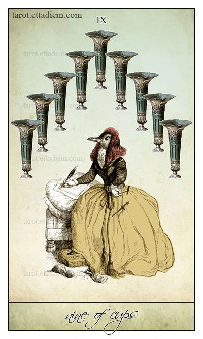 Nine of Cups - Isidore Tarot - Bethalynne Bajema