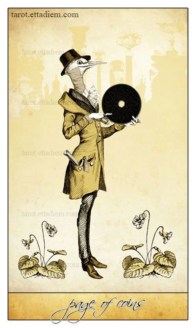 Page of Coins - Isidore Tarot - Bethalynne Bajema