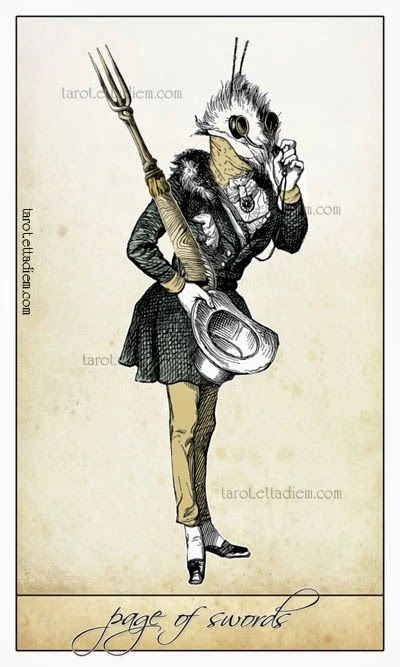 Page of Swords - Isidore Tarot - Bethalynne Bajema