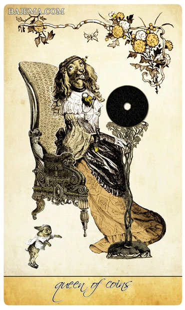 Queen of Coins - Isidore Tarot - Bethalynne Bajema