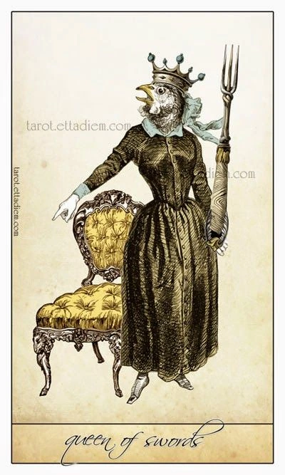 Queen of Swords - Isidore Tarot - Bethalynne Bajema