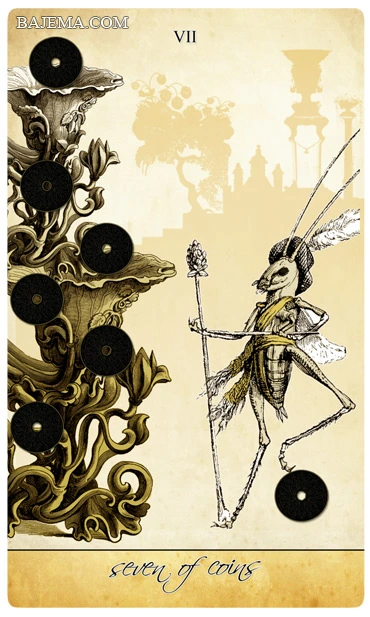 Seven of Coins - Isidore Tarot - Bethalynne Bajema