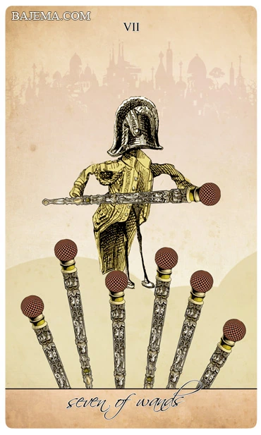 Seven of Wands - Isidore Tarot - Bethalynne Bajema
