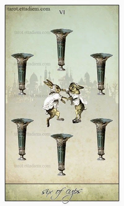 Six of Cups - Isidore Tarot - Bethalynne Bajema