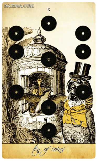 Ten of Coins - Isidore Tarot - Bethalynne Bajema