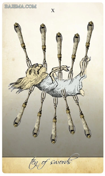 Ten of Swords - Isidore Tarot - Bethalynne Bajema