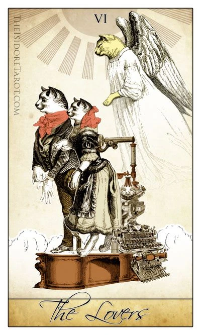 The Lovers - Isidore Tarot - Bethalynne Bajema