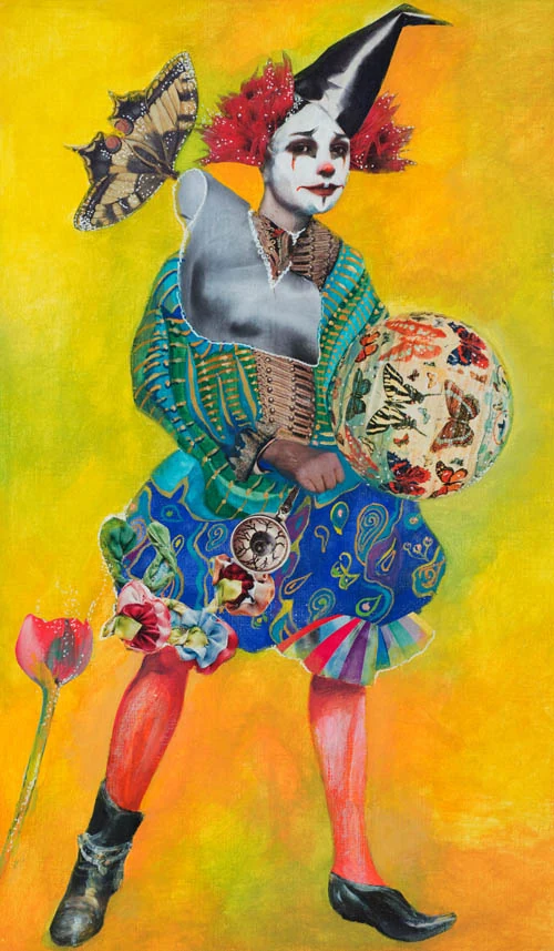 Jester of Gardens - Japaridze Tarot - Nino Japaridze