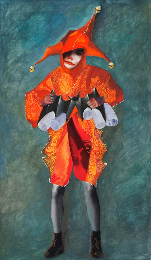 Jester of Winds - Japaridze Tarot - Nino Japaridze