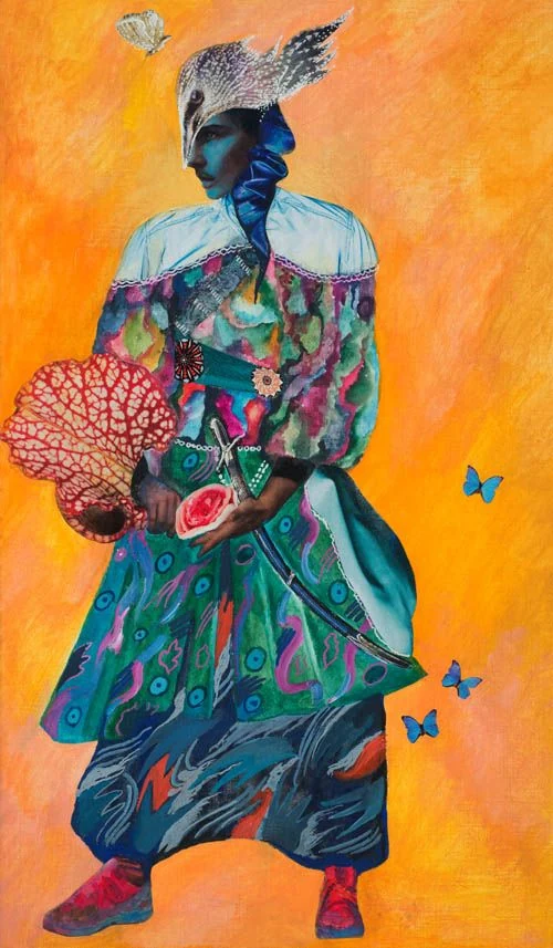King of Gardens - Japaridze Tarot - Nino Japaridze