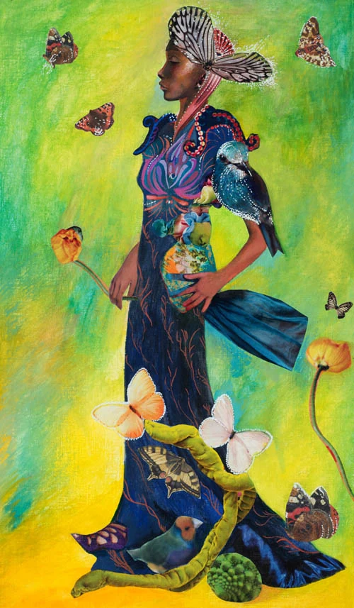 Queen of Gardens - Japaridze Tarot - Nino Japaridze
