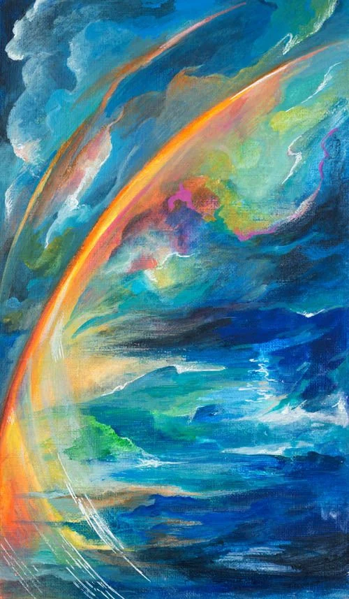 Ten of Tides - Japaridze Tarot - Nino Japaridze