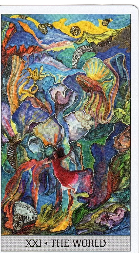 The World - Japaridze Tarot - Nino Japaridze